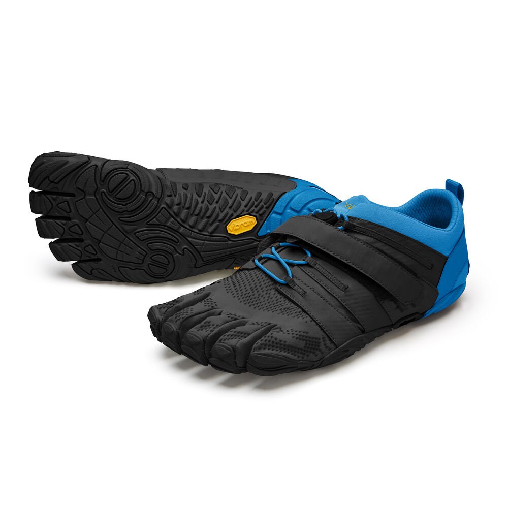 Vibram FiveFingers Heren V-Train 2.0 - Wandelschoenen Zwart/Blauw - 931628ROS